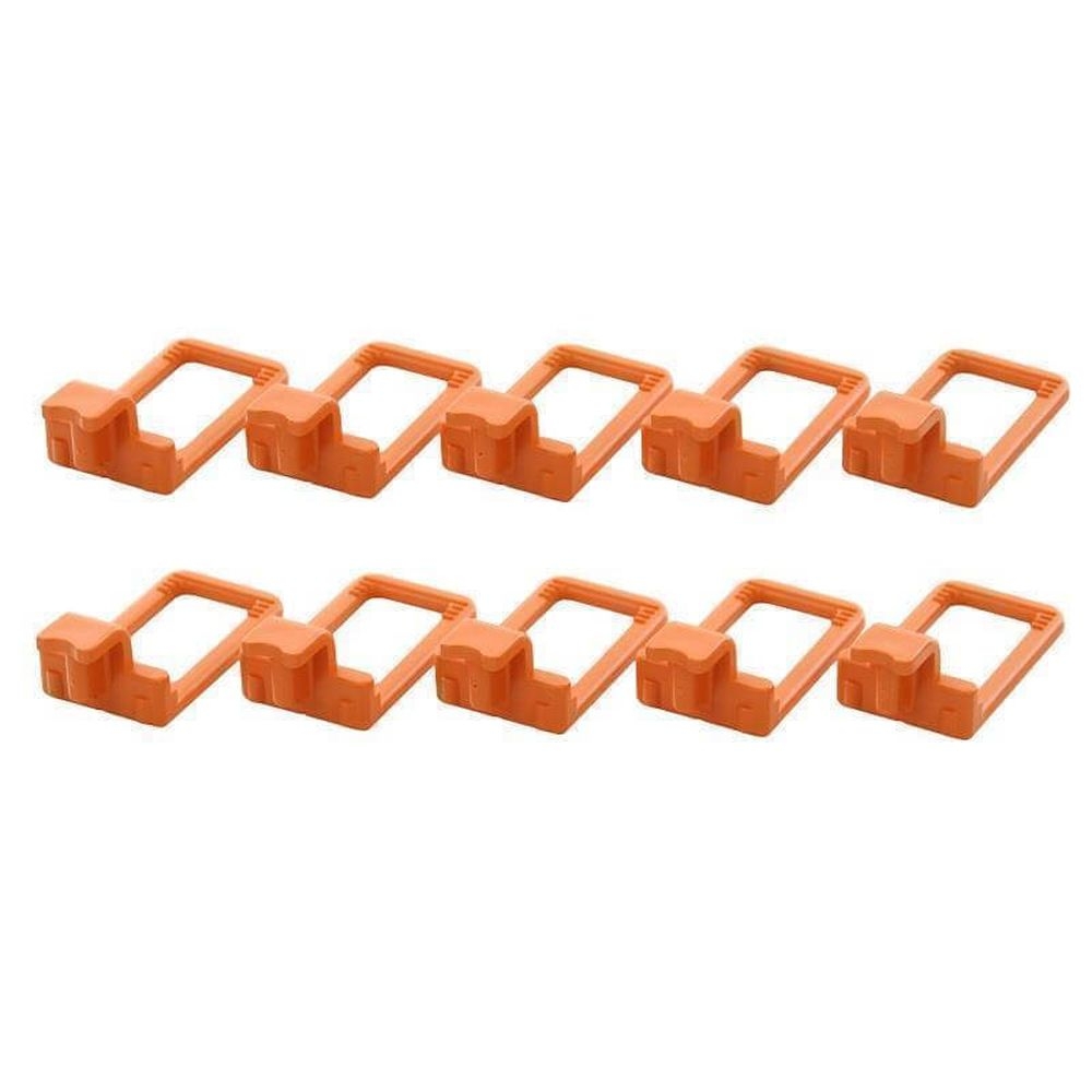 Aufhängerhaken Zubehör Set für Luxin... Aufhängerhaken Zubehör Set für Luxin Kleiderbügel, 10 Stück Orange