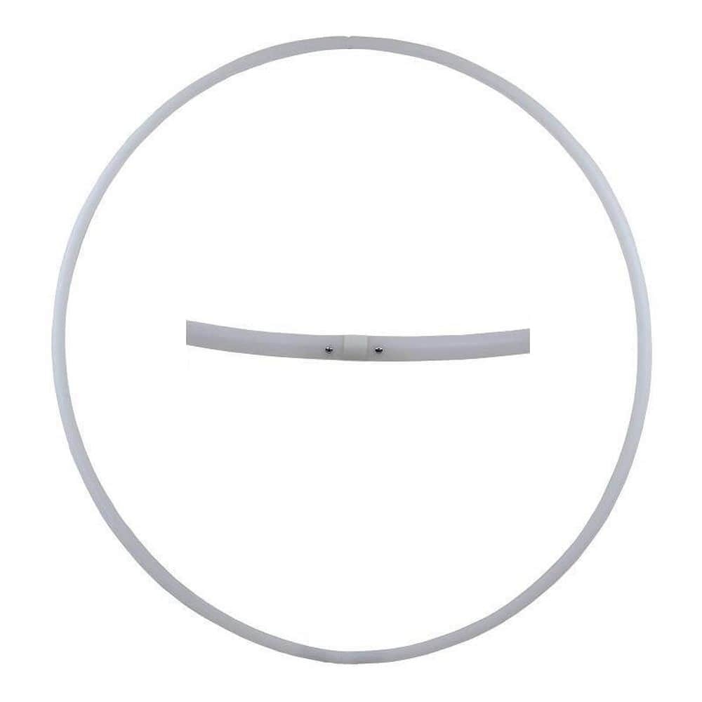 Hula Hoop Rohling, HDPE-20mm, WEISS (milchig),... Hula Hoop Rohling, HDPE-20mm, WEISS (milchig), Durchmesser 60cm