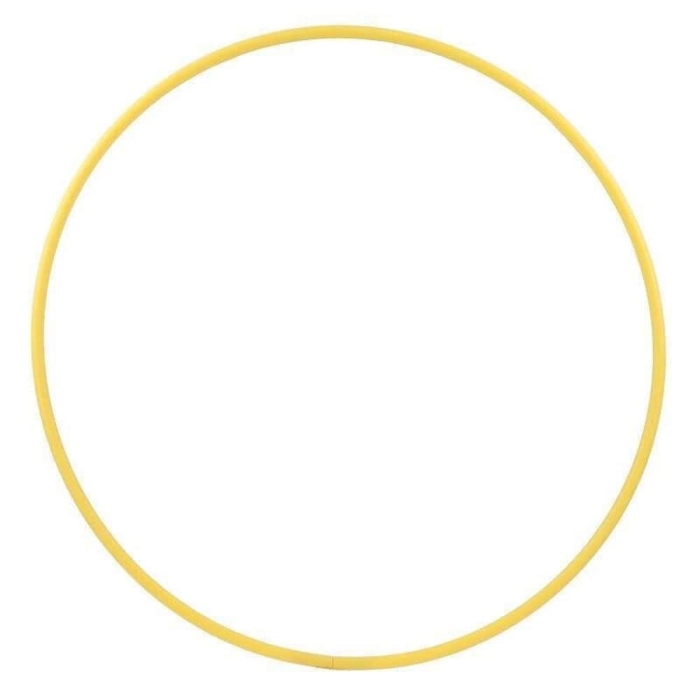 Hula Hoop Rohling, HDPE-20mm, GELB, Durchmesser 100cm Hula Hoop Rohling, HDPE-20mm, GELB, Durchmesser 100cm