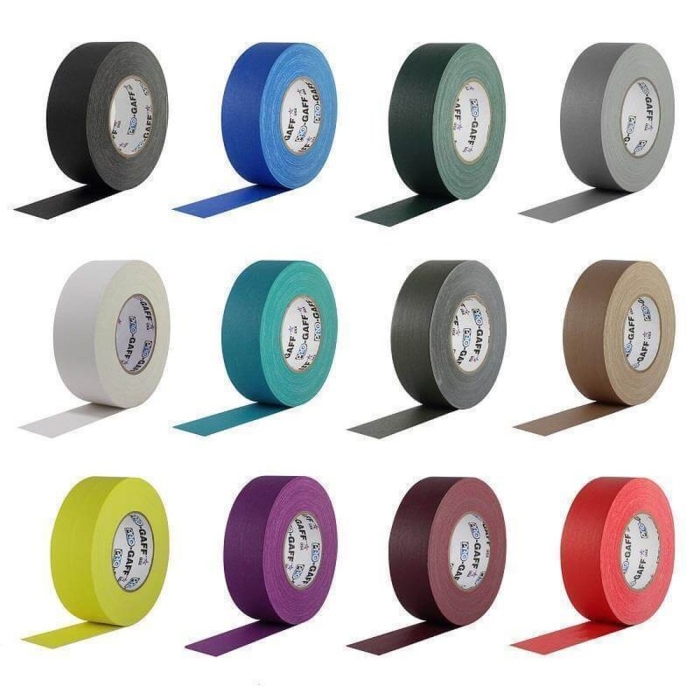 Pro Gaff Gewebeband 25mm x 23m, verschiedene Farben Pro Gaff Gewebeband 25mm x 23m, verschiedene Farben