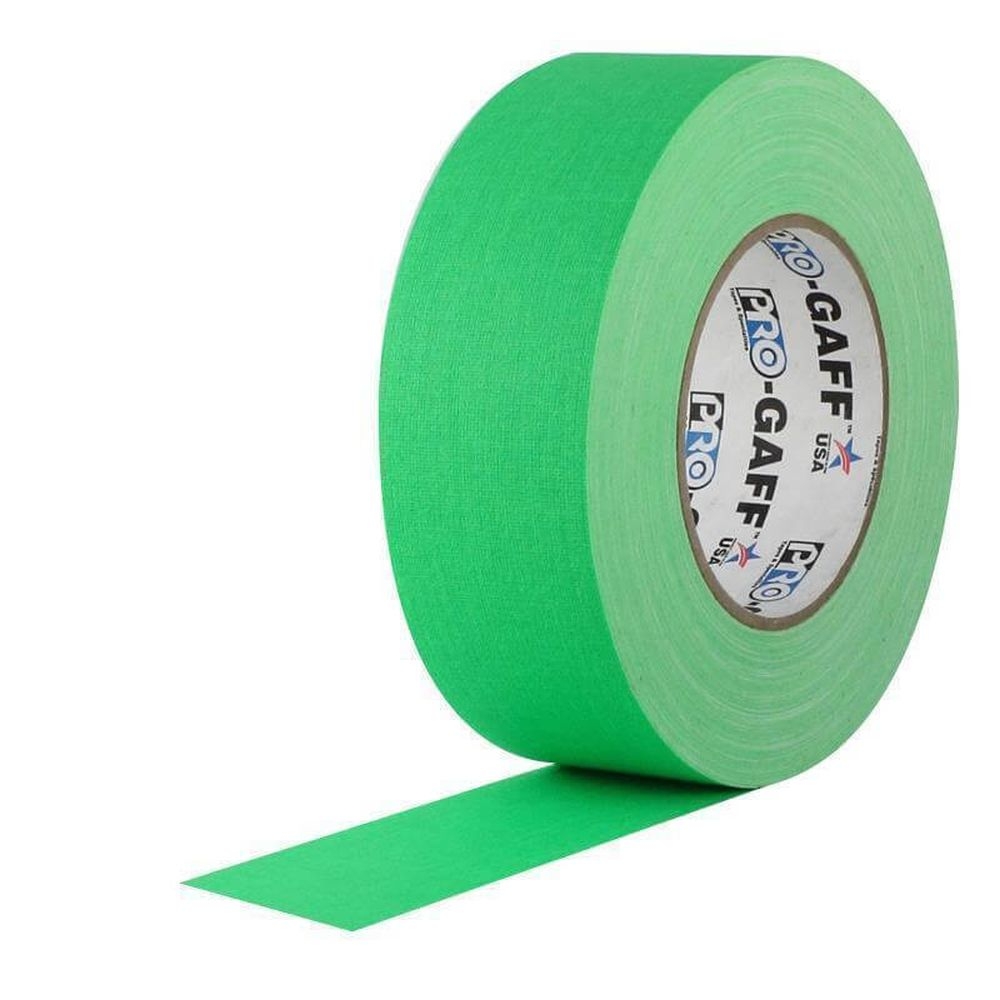 Pro Gaff Neon Gewebeband 25mm x 23m, Hell-Grün Pro Gaff Neon Gewebeband 25mm x 23m, Hell-Grün