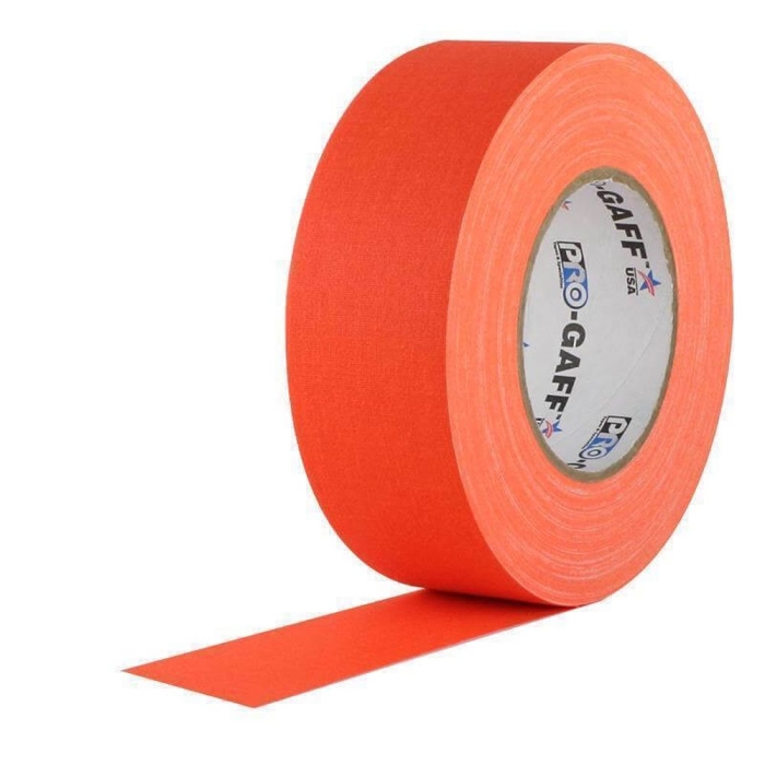 Pro Gaff Neon Gewebeband 25mm x 23m, Orange Pro Gaff Neon Gewebeband 25mm x 23m, Orange