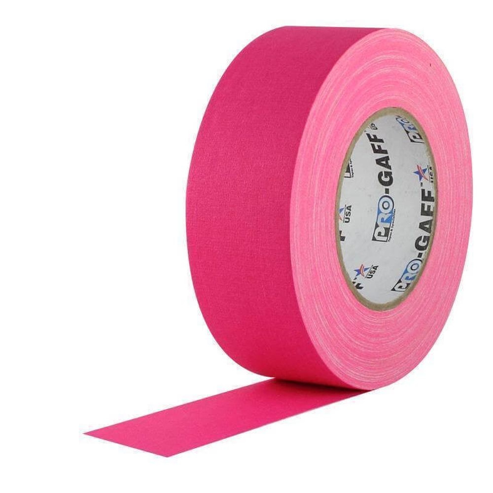 Pro Gaff Neon Gewebeband 25mm x 23m, Pink Pro Gaff Neon Gewebeband 25mm x 23m, Pink