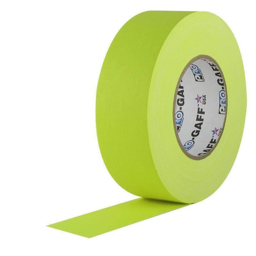 Pro Gaff Neon Gewebeband 25mm x 23m, Gelb Pro Gaff Neon Gewebeband 25mm x 23m, Gelb