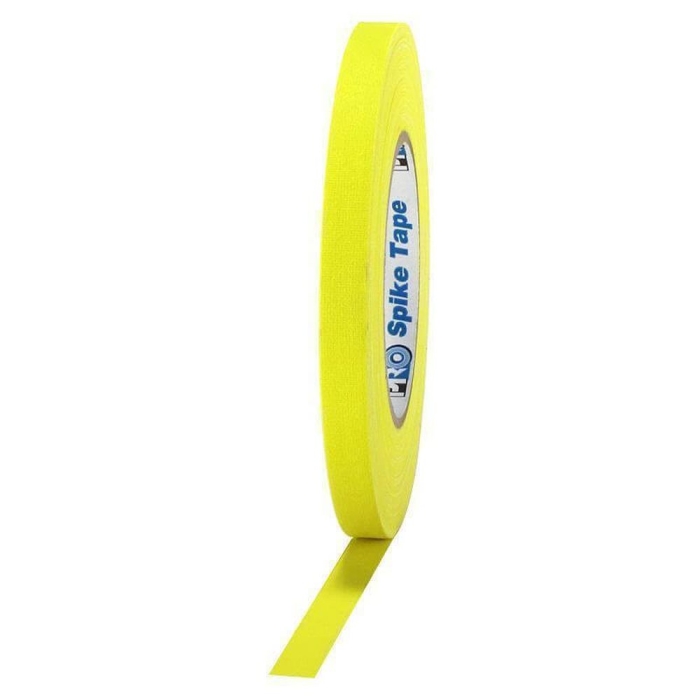 Pro Gaff Grip Tape, 12mm x 23m, yellow Pro Gaff Grip Tape, 12mm x 23m, yellow