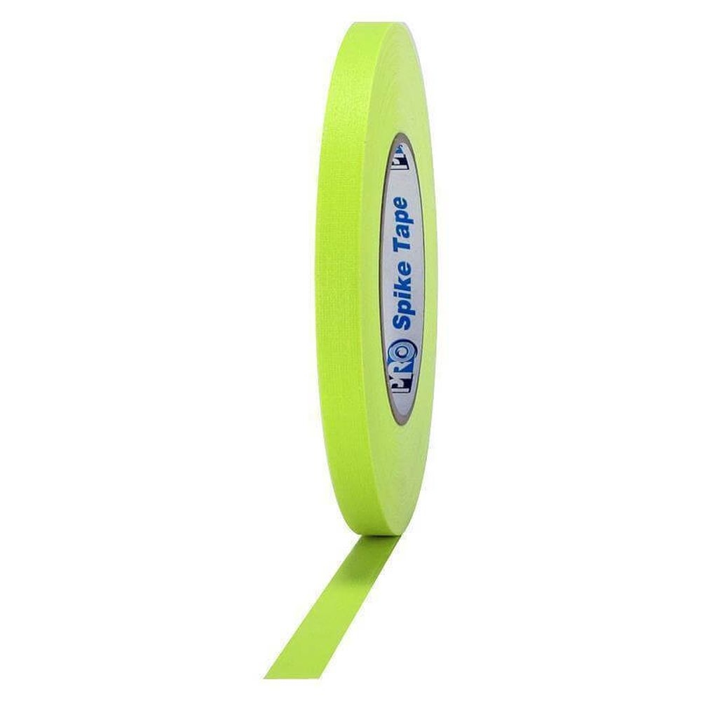 Pro Gaff Neon Gewebeband 12mm x 23m, Gelb Pro Gaff Neon Gewebeband 12mm x 23m, Gelb