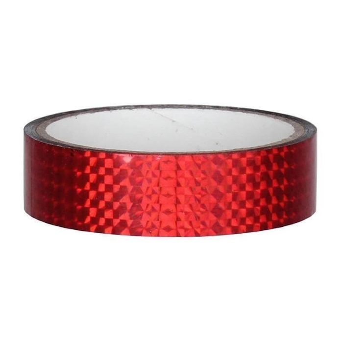 Hologramm Deko Klebeband 25mm x 30m, Rot Hologramm Deko Klebeband 25mm x 30m, Rot