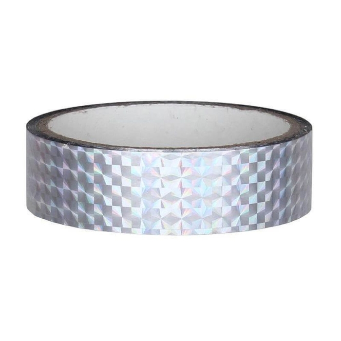 Hologramm Deco Tape 25mm x 30m, silver Hologramm Deco Tape 25mm x 30m, silver