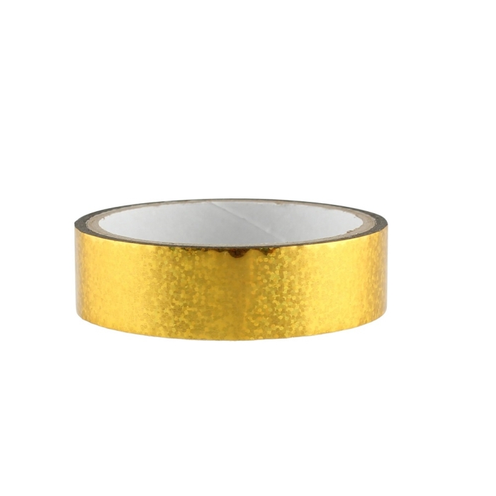 Glitter Deco Tape 25mm x 30m, yellow Glitter Deco Tape 25mm x 30m, yellow