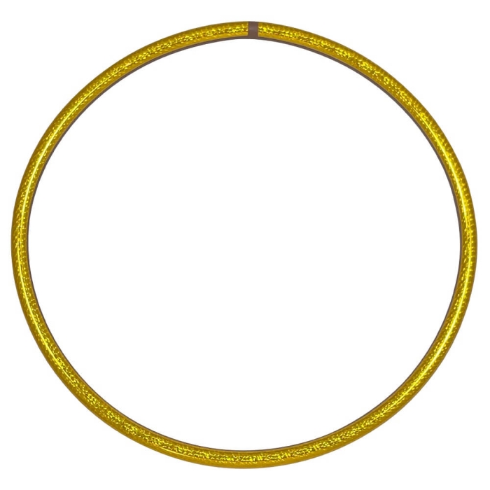 Zirkus Hula Hoop, Hologramm Farben, Ø 70cm Gelb Zirkus Hula Hoop, Hologramm Farben, Ø 70cm Gelb