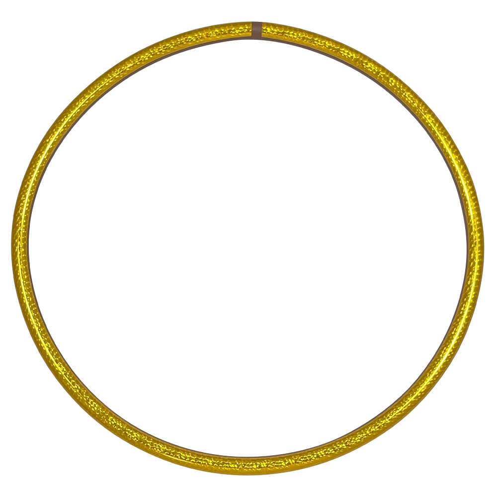 Zirkus Hula Hoop, Hologramm Farben, Ø 75cm Gelb Zirkus Hula Hoop, Hologramm Farben, Ø 75cm Gelb