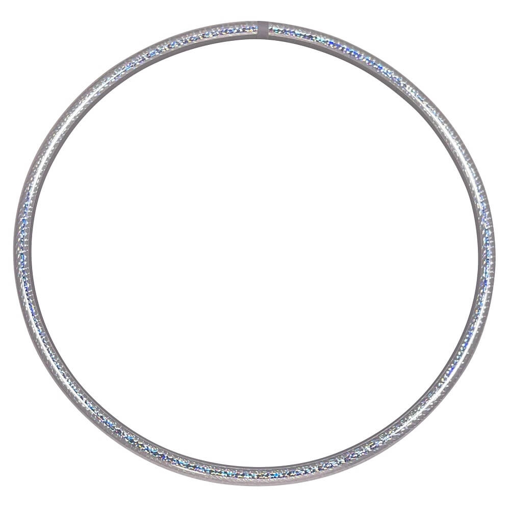 Zirkus Hula Hoop, Hologramm Farben, Ø 75cm Silber Zirkus Hula Hoop, Hologramm Farben, Ø 75cm Silber