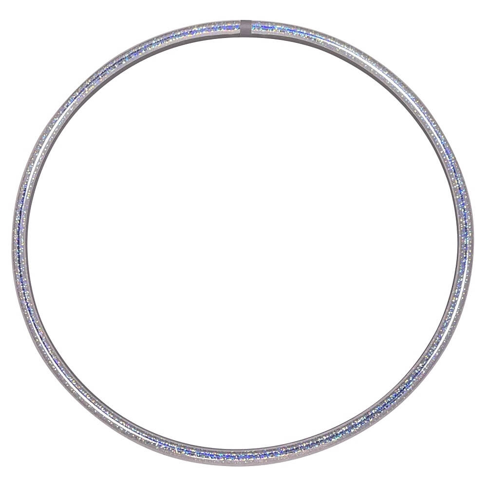 Zirkus Hula Hoop, Glitter Farben, Ø 70cm Silber Zirkus Hula Hoop, Glitter Farben, Ø 70cm Silber