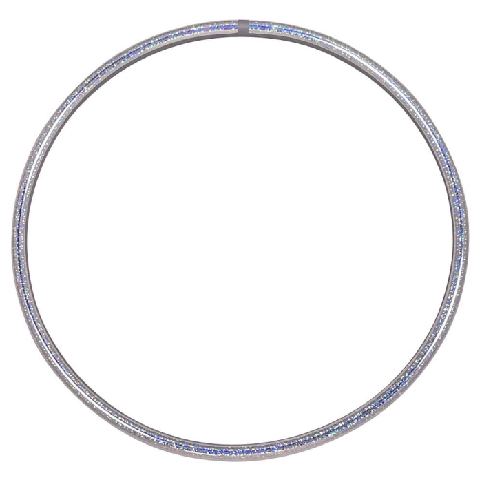 Zirkus Hula Hoop, Glitter Farben, Ø 75cm Silber Zirkus Hula Hoop, Glitter Farben, Ø 75cm Silber
