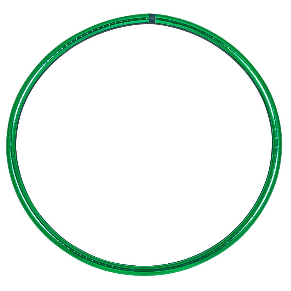 Mini Hula Hoop, Metallic Farben, Ø50cm, Grün Mini Hula Hoop, Metallic Farben, Ø50cm, Grün