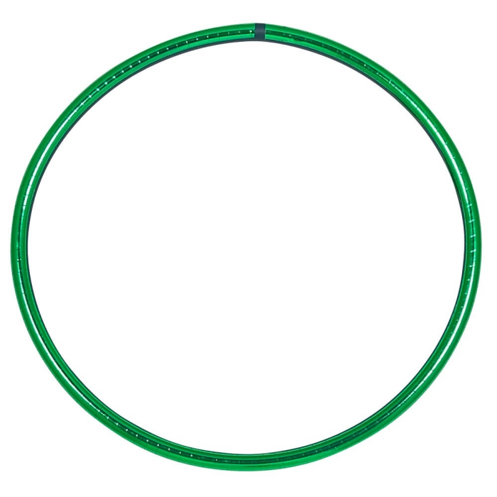 Mini Hula Hoop, Metallic Farben, Ø50cm, Grün Mini Hula Hoop, Metallic Farben, Ø50cm, Grün