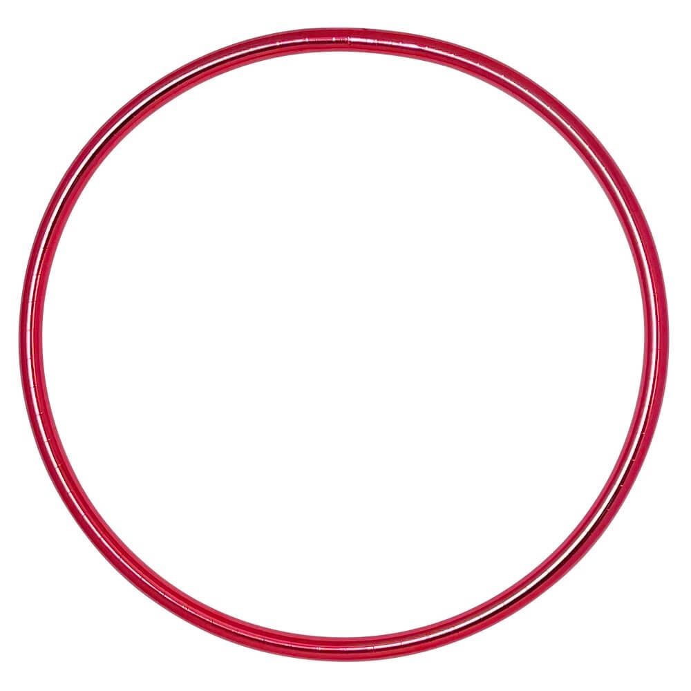 Mini Hula Hoop, Metallic Farben, Ø50cm, Rot Mini Hula Hoop, Metallic Farben, Ø50cm, Rot