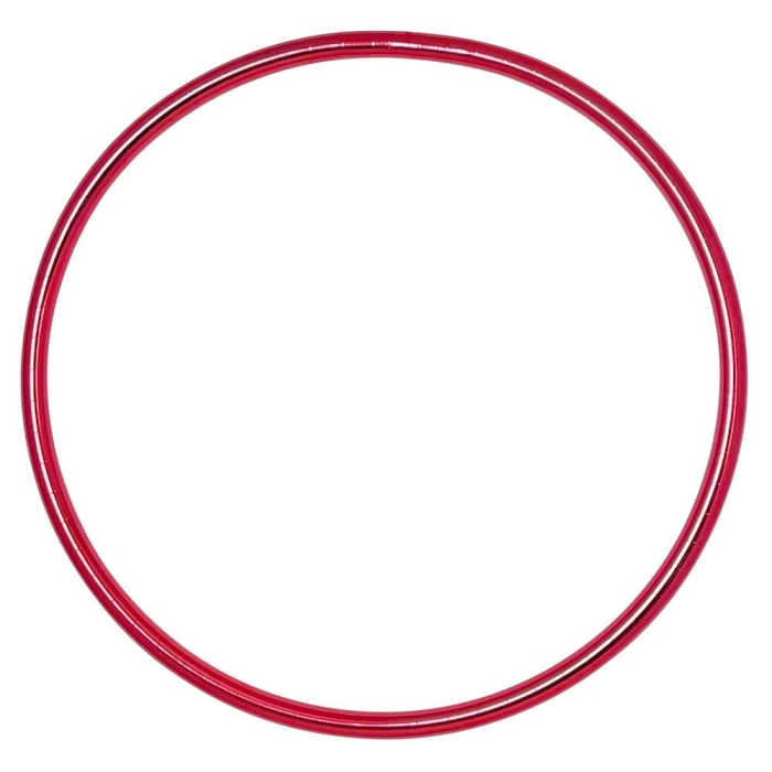 Mini Hula Hoop, Metallic Farben, Ø50cm, Rot Mini Hula Hoop, Metallic Farben, Ø50cm, Rot