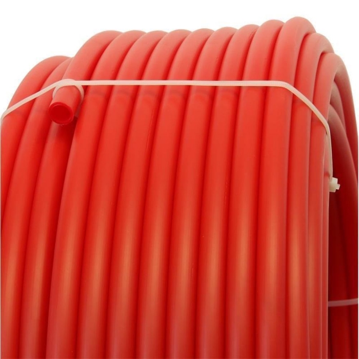 Kunststoffrohr aus HDPE-20mm, ROT, Meterware Kunststoffrohr aus HDPE-20mm, ROT, Meterware