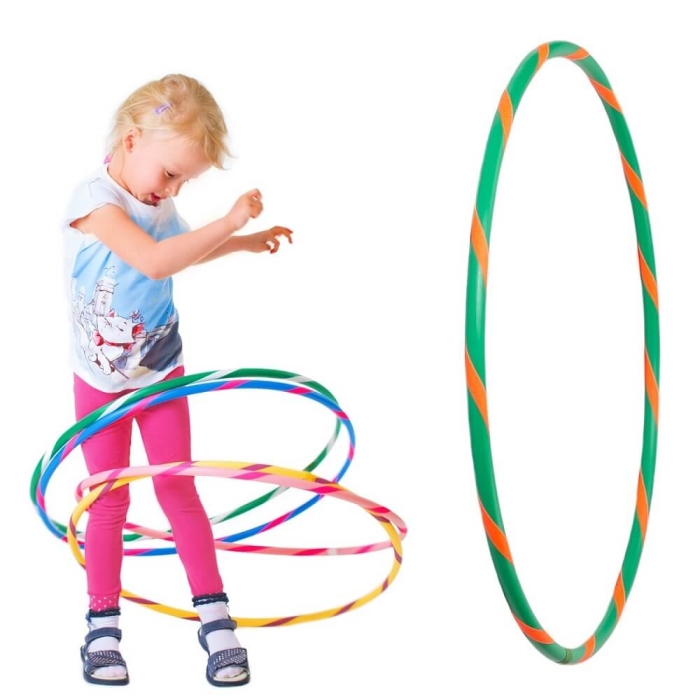 Bunter Kinder Hula Hoop für kleine Profis,... Bunter Kinder Hula Hoop für kleine Profis, Ø70cm, Grün-Orange