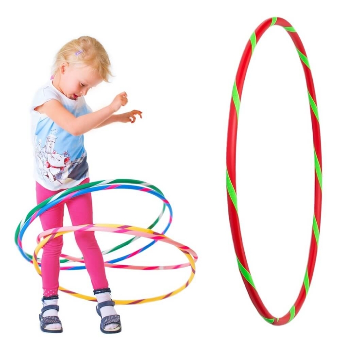 Bunter Kinder Hula Hoop für kleine Profis,... Bunter Kinder Hula Hoop für kleine Profis, Ø80cm, Rot-Grün