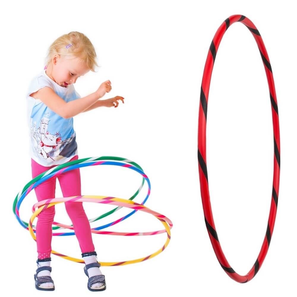 Bunter Kinder Hula Hoop für kleine Profis,... Bunter Kinder Hula Hoop für kleine Profis, Ø80cm, Rot-Schwarz