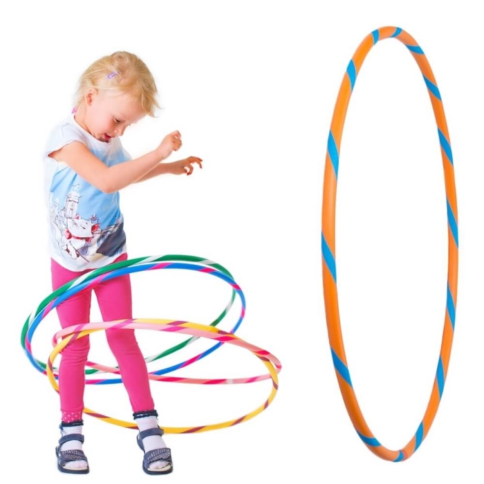 Bunter Kinder Hula Hoop für kleine Profis,... Bunter Kinder Hula Hoop für kleine Profis, Ø80cm, Orange-Blau