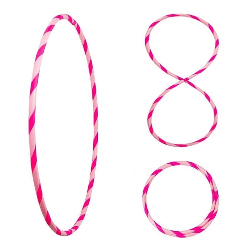 Bunter Hula Hoop Reifen, faltbar, Ø100cm Rosa-Pink Bunter Hula Hoop Reifen, faltbar, Ø100cm Rosa-Pink